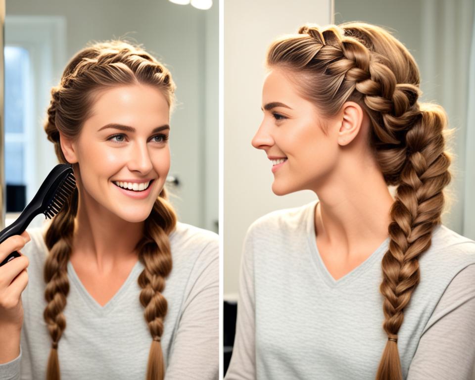 simple messy braid