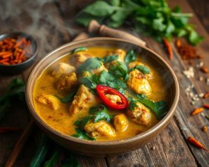 chicken and chard curry