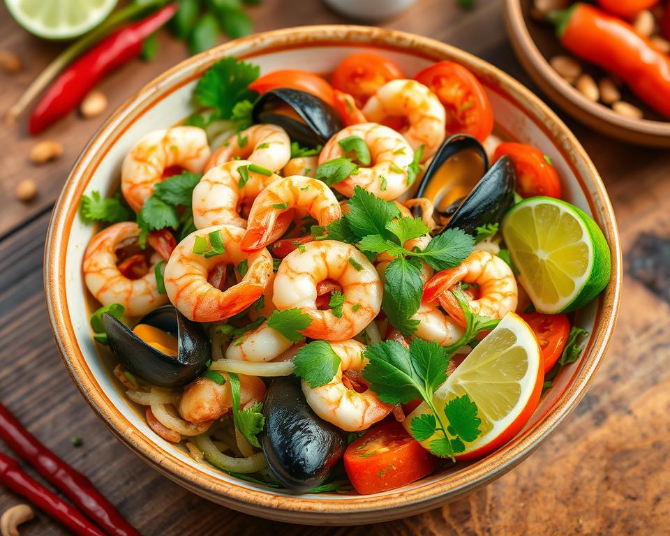 thai yum seafood salad